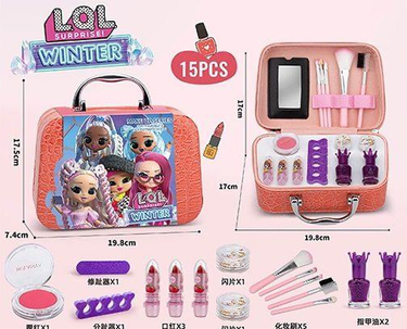 16Pcs Realistic L.O.L. Makeup Bag